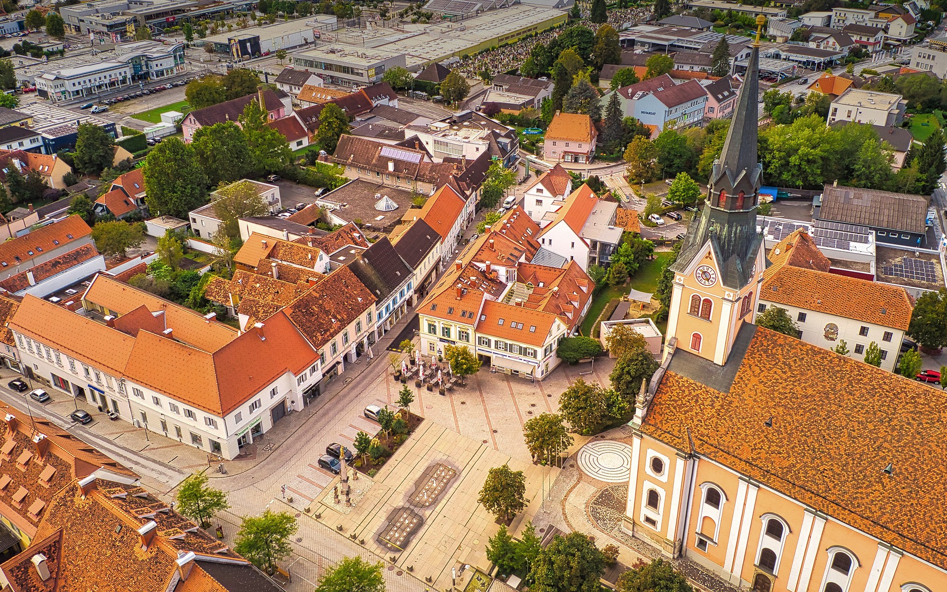 Gleisdorf Luftaufnahme